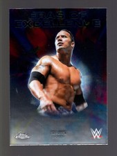 2026 TOPPS CHROME WWE ERAS OF EXCELLENCE ERA-12 THE ROCK DWAYNE JOHNSON