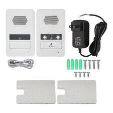 Dual Way Counter Intercom Speaker Window Intercom System for Bank White 100-240V