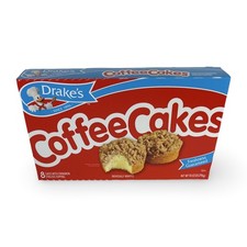 Drake's Coffee Cakes 8 Count  2 Boxes