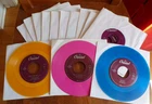 The Beatles Set Of 16 Colored Wax PROMO 45S Capitol Records