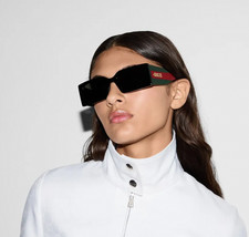 GUCCI GG1860S 001 Black Grey Women's 52 mm Medium Sunglasses