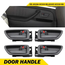 Inner 4X Front Gray Door Rear w/Bezel For Toyota Handle Avalon Sequoia Tundra