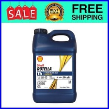 Shell Rotella T6 Full Synthetic 5W-40 Diesel Engine Oil, 2.5 Gallon 25.20 per gallon
