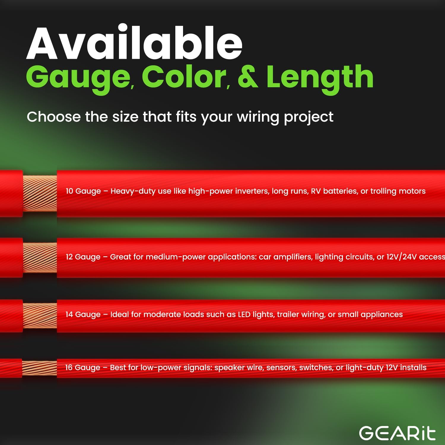 14 Gauge Wire (100Ft Each - Black/Red) Copper Clad Aluminum CCA - Primary Automo