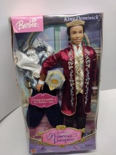 HTF Barbie the Princess and the Pauper King Dominick New In The Box NRFB