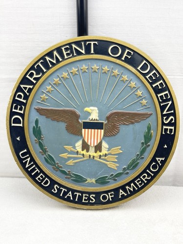 United States Department Of Defense 15” Sign Panama Quarry Heights Officers Club