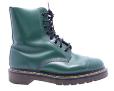 Vintage Dr Martens 1460 Boots Women Size 7 US 5 UK Green Leather Made In England