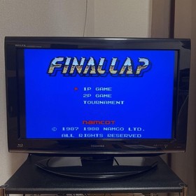 Complete Final Lap Famicom SoftNamco #881f38
