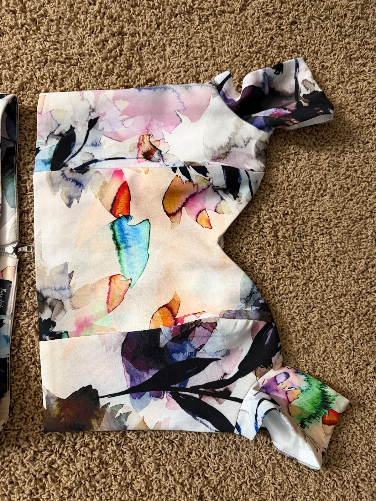 New Bardot women’s size 8 floral printed 2 pieces skirt dress