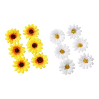 6PCS Lovely Sunflower Hair Pin Party Hair Clip Festival Barrette for Women Girl