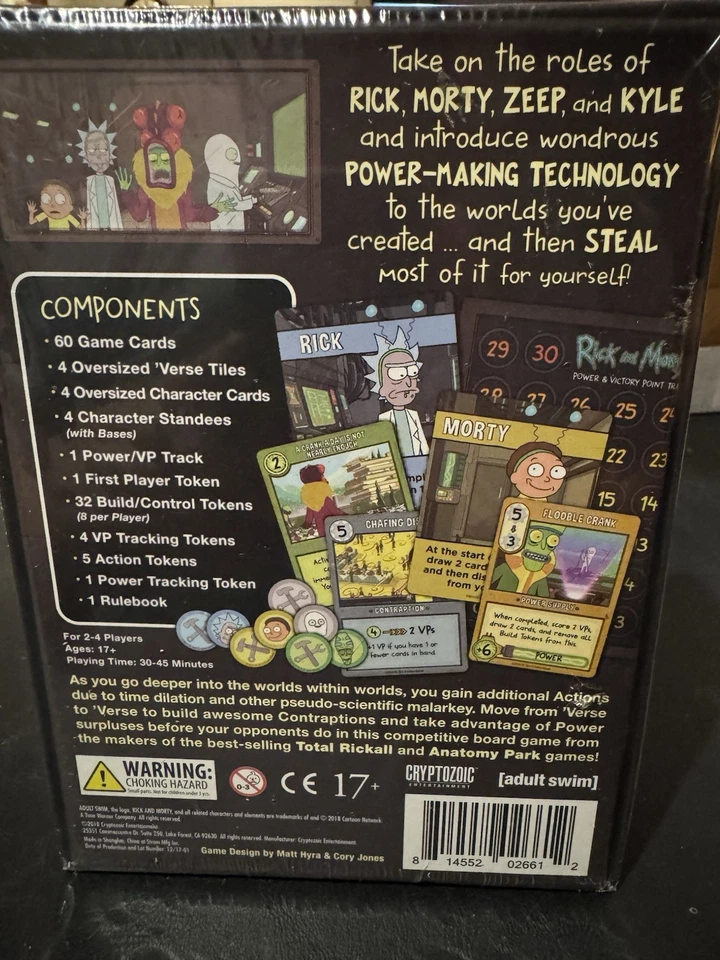 Rick and Morty The Ricks Must Be Crazy Game Multiverse Game New In Box Sealed - Image 2 of 2