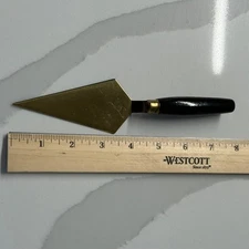 Vintage Park Sherman Trowel Letter Opener Masonic Black Handle