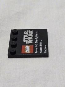 Lego Star Wars Minifigures  Micro Plate Royal N-1 Starfighter Naboo Pilot 9674