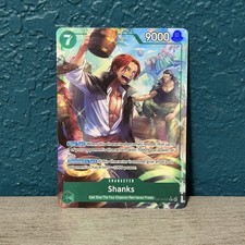 Shanks (Alternate Art) OP14-027 The Azure Sea's Seven Foil One Piece Alt