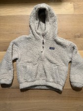 Patagonia Girls Los Gatos Taupe Hoodie Sweatshirt Size Small