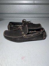 Men  s Prada Brown Suede Driving Loafers Size 8.5 Made In Italy