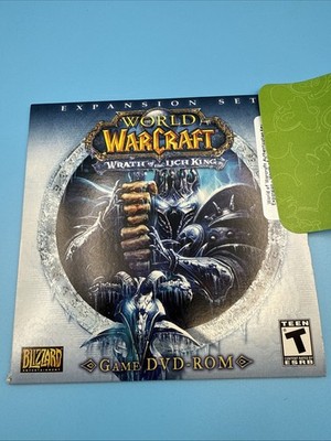 WORLD OF WARCRAFT WRATH OF THE LICH KING EXPANSION SET PC FANTASY RPG RTS 