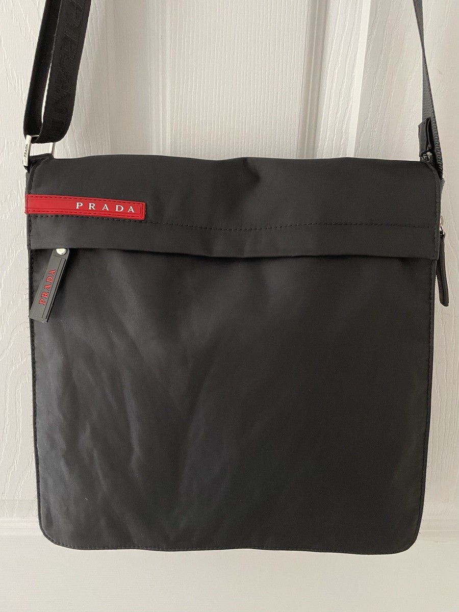 100% ファッション PRADA SPORT messenger bag black