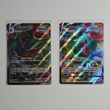 Pokemon TCG 2-Card VMAX Holo Lot Rayquaza VMAX Rapid Strike English 2023