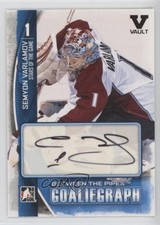 2013-14 ITG Between the Pipes GoalieGraph Vault Black Semyon Varlamov Auto 0m0