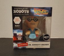 Dr. Emmett Brown 151 Fan Expo Back to the Future ROBOTS Knit Series MIB NEW