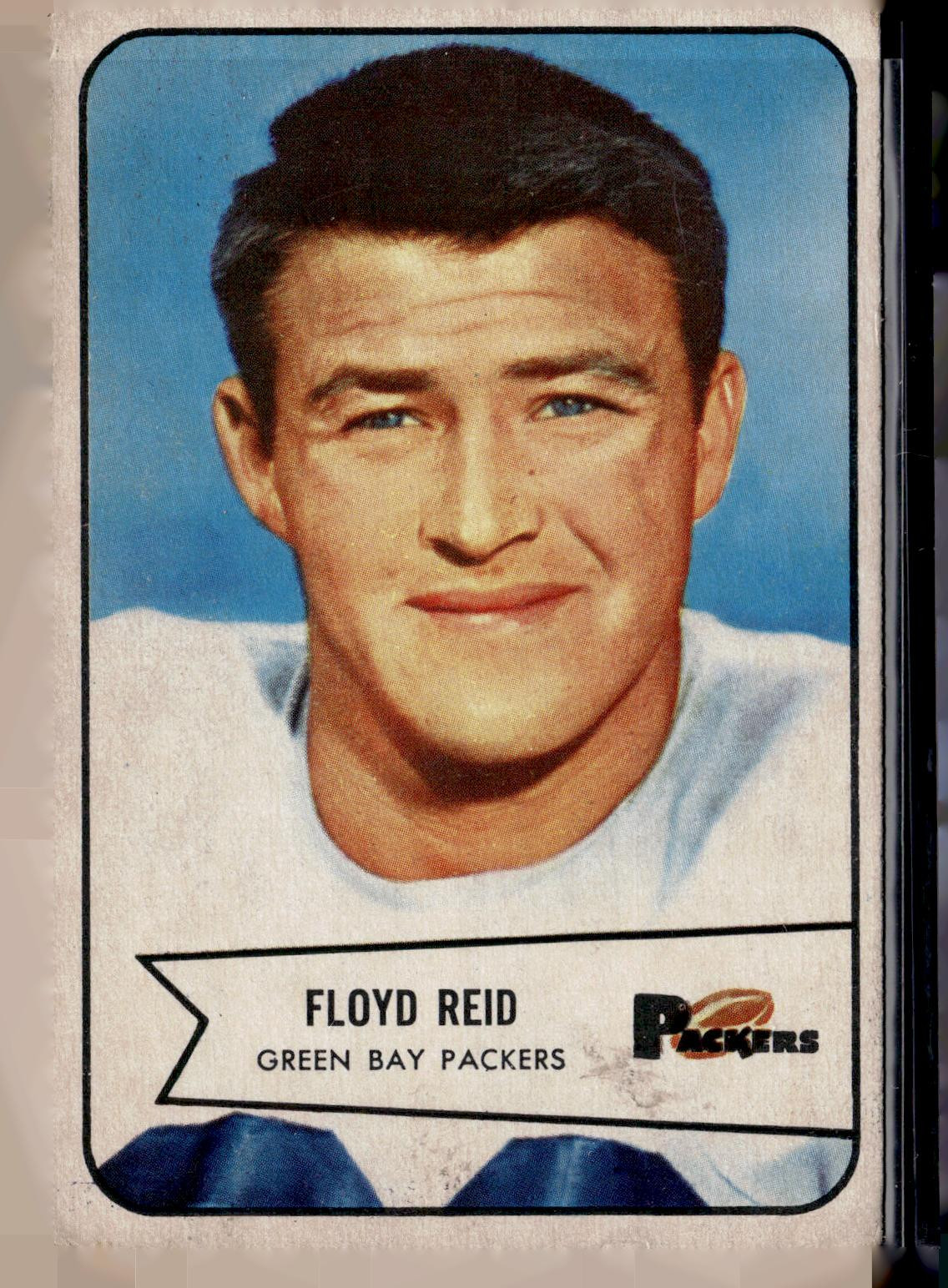 1954 Bowman #22 FLOYD REID Los Angeles Rams