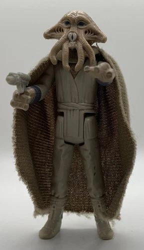 Vintage Star Wars Squid Head 1983 ROTJ Kenner w Original Cape & Repro Blaster HK