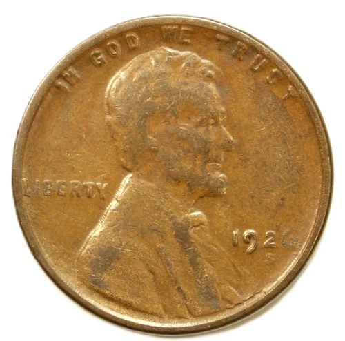 1926-S 1C BN Lincoln Cent- Choice VF-SMH935