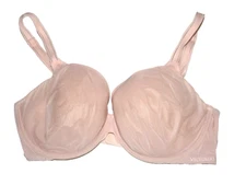 Victoria's Secret Lined Perfect Coverage Multi-Way Pale Pink UW Bra 32DD