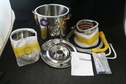 SEEUTEK 3 GAL 12 LT  MOONSHINE STILL DISTILLER 3 POT COPPER TUBE NEW OPEN BOX