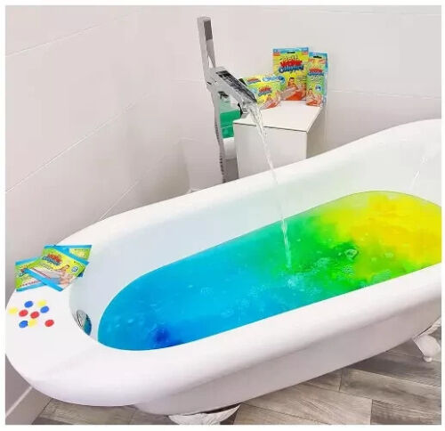 9 Use Baff Water Colours Pack from Zimpli Kids, Colour Changing Bath Drops, & - Picture 2 of 3