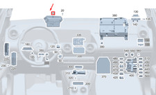 MERCEDES-BENZ GLA H247 Head-Up-Display-Steuerger&auml;t LHD A2479006110