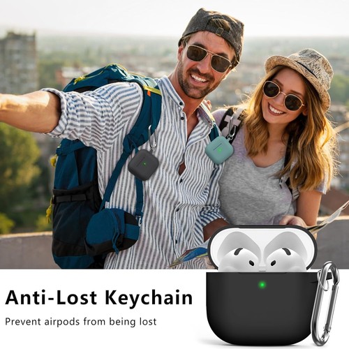 For Airpods 4 Case Cover 2024 with Cleaner Kit,Soft Silicone Protective Case for - Picture 2 of 6