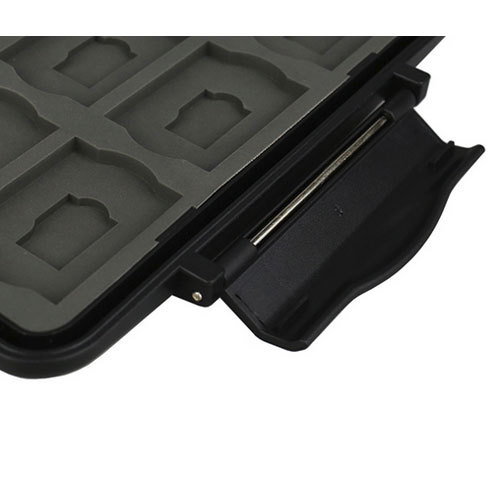 JJC MC-SDMSD24 Water Resistant Holder Storage Memory Card Case &12 Micro SD Card - Picture 6 of 6