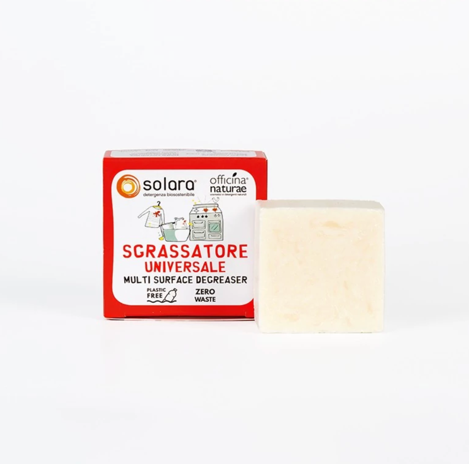 Officina Naturae Sgrassatore Universale Solido Bio Vegan 80 gr