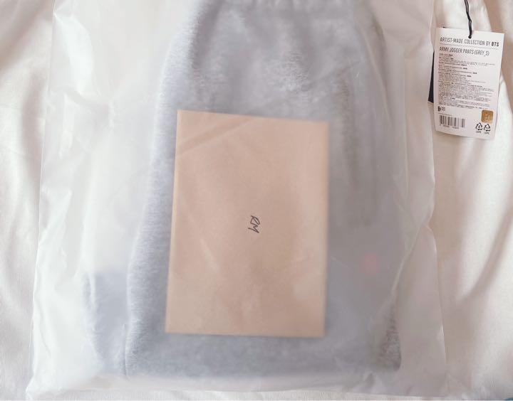 BTS RM JOGGER PANTS Gray ARTIST MADE COLLECTION PHOTO CARD