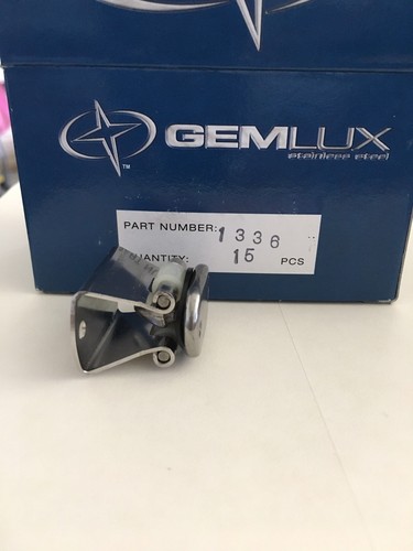 RV boat Gem GemLux Stainless Steel door holder catch 1366 1366SS 1 x 3/4" - Picture 6 of 8