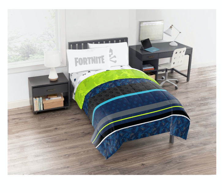 New Fortnite Full Size Comforter Set Bed in a Bag Sheets Bedding Kid's