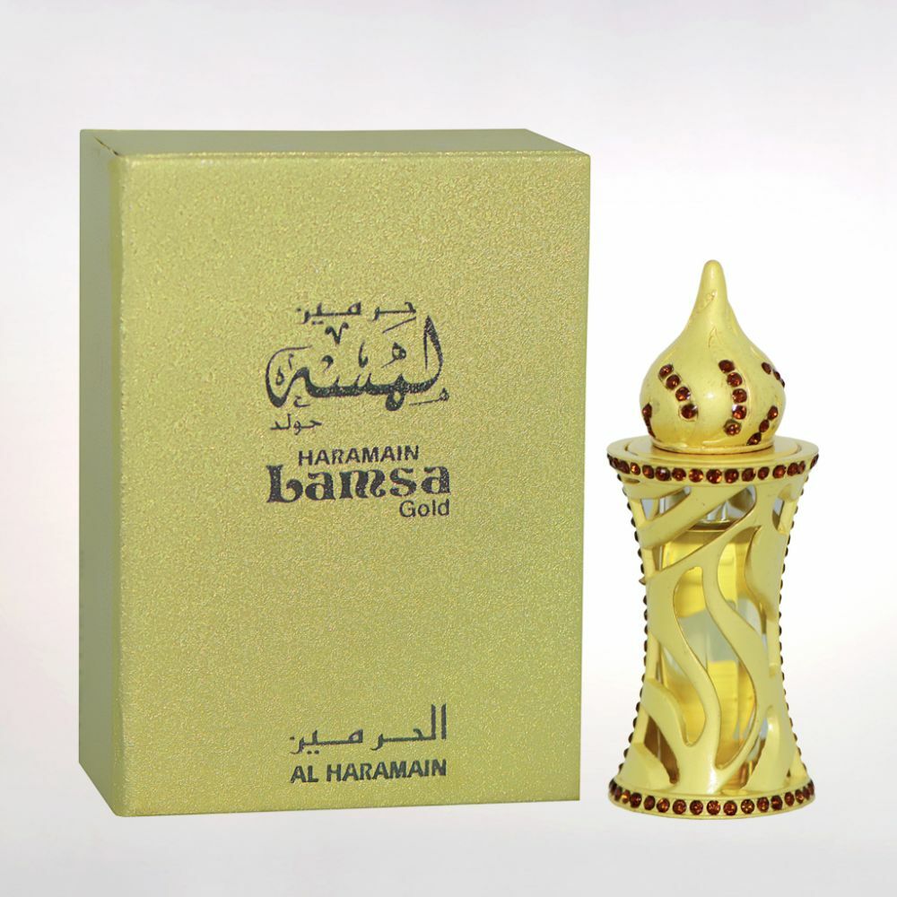 Lamsa Gold by Al Haramain 12ml Oil - Free Express Shipping SEALED