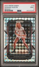2023 Panini Prizm WNBA Mosaic /3 Shakira  Austin #70 PSA 9