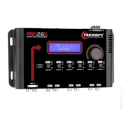 PRO 2.6S Digital Crossover 2 IN and 6 OUTPUTS Fast Delivery