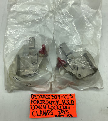 Destaco 307-USS Horizontal Stainless Locking Clamps (2pcs) (#297-B-3)