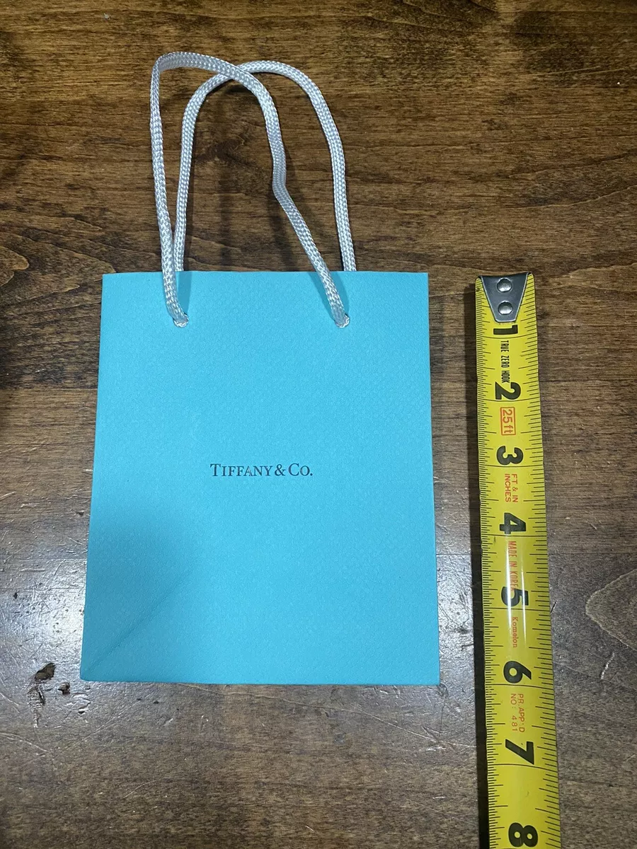 Tiffany & Co. Small Blue Paper Shopping Gift Bag