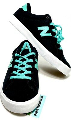 New Balance 210 Black Teal Skate Shoes Kids  Size 7