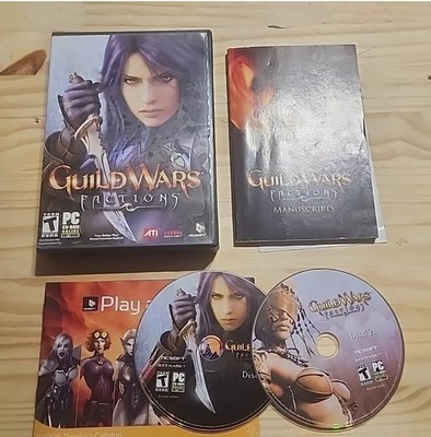 Guild Wars Factions (PC Game, 2006) Used w/Trilogy Trial DVD - No Key Card