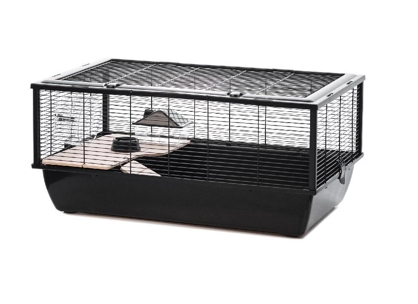 INTERZOO Bob Wood Nagetierkäfig 78 cm dunkel