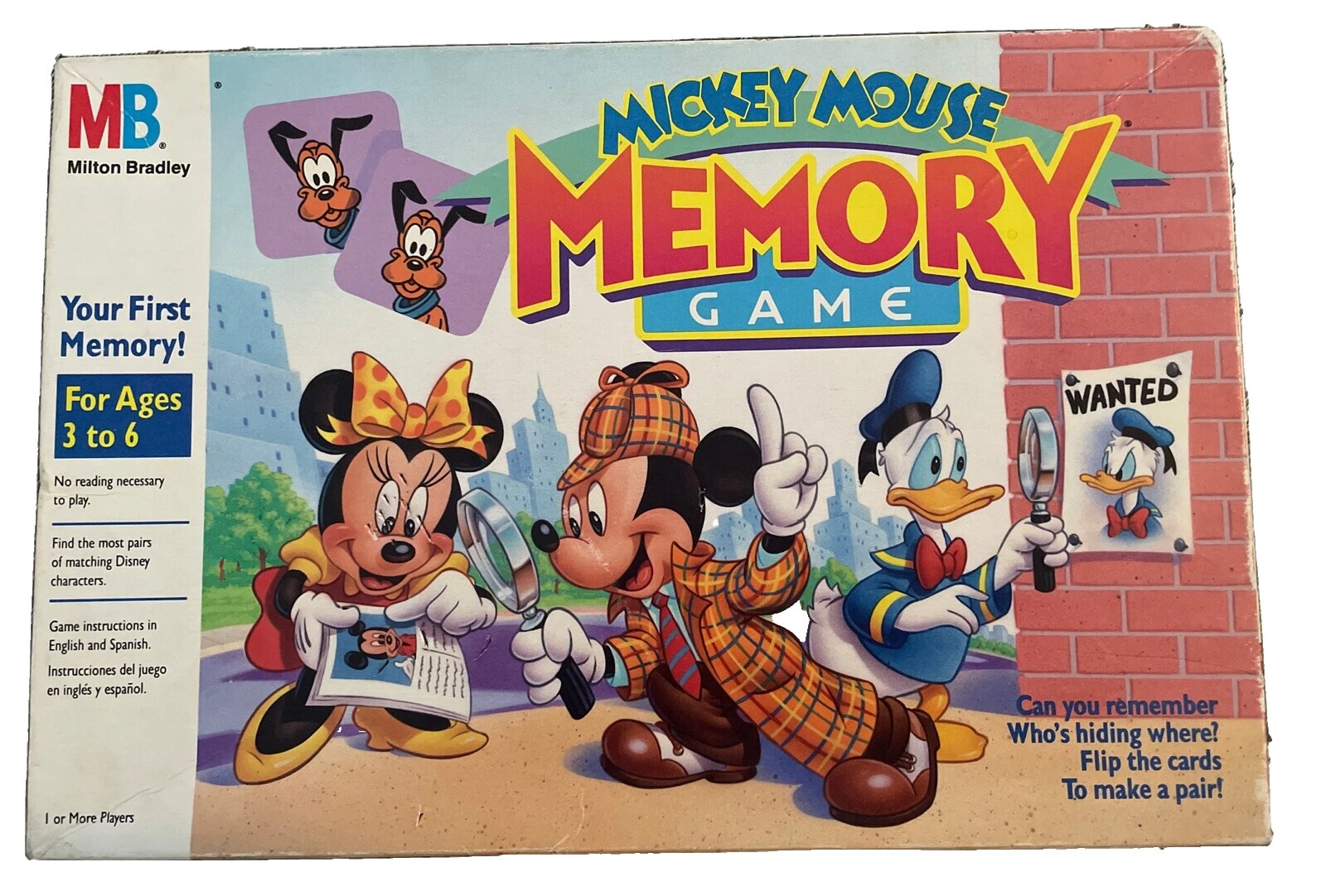 Memory Game 1990 Contemporary Manufacture Complete Games Games