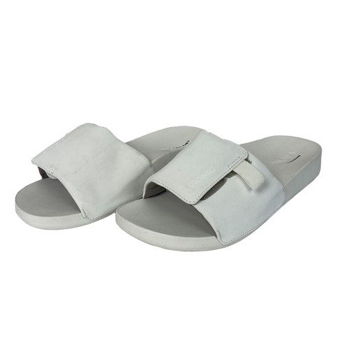 Vionic Keira Slide Sandals Slip On White Size 6 Nordstrom Shoe Minimalist Basic - Picture 5 of 10