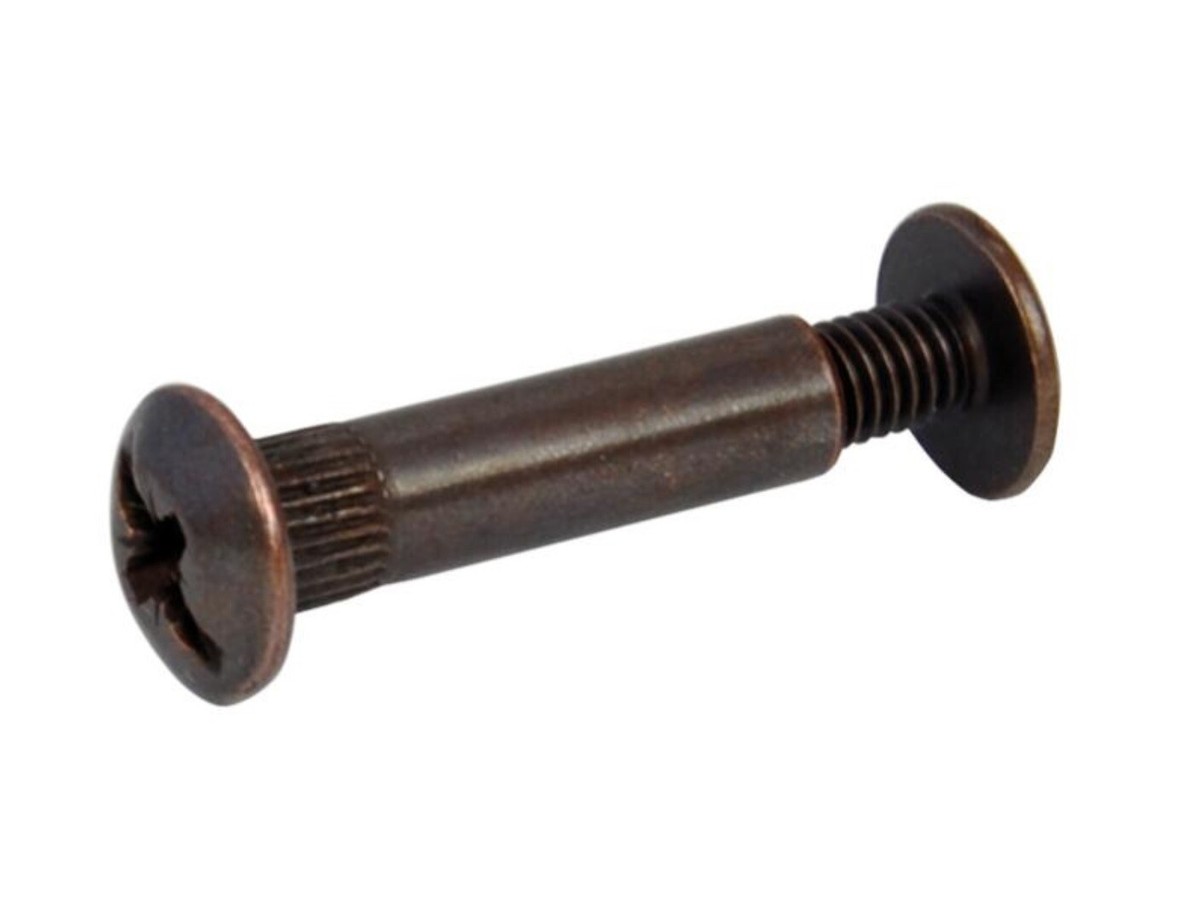 Set 40 Connettori Eccentrici Per Mobili M6x40mm - Lega Di Zinco