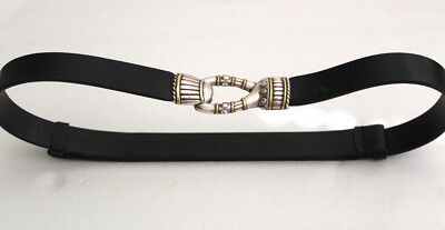 Chicos Genuine Leather Belt Adjustable Buckle Hook Size S / M s-l400.jpg main image 4